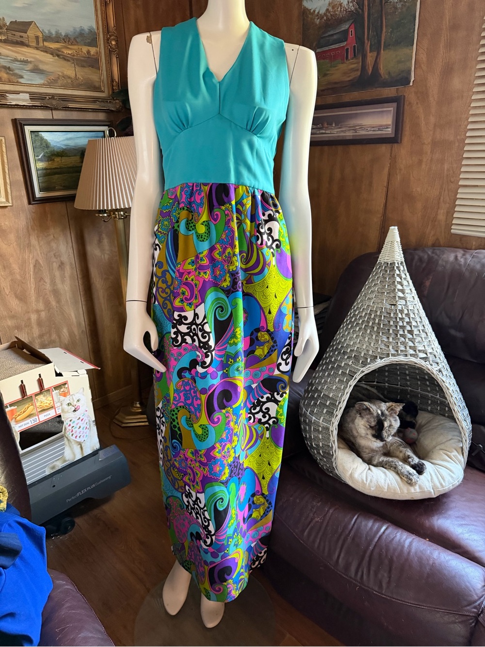 Vintage Handmade Maxi Dress